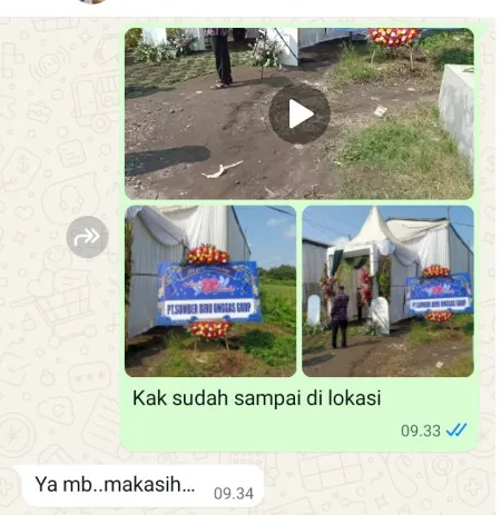 Pengiriman Karangan Bunga Gilingan Banjarsari